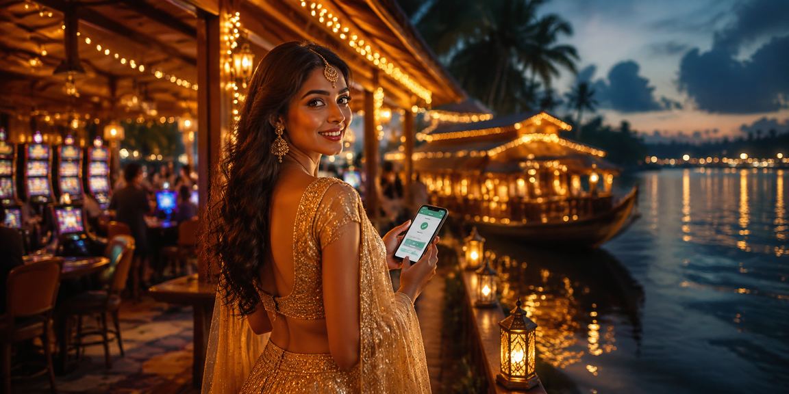 User making mobile payments while betting on sports in Kerala